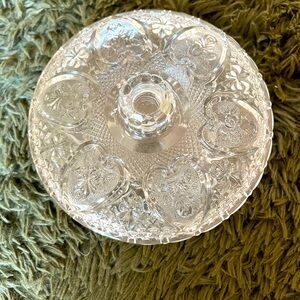 Leaded crystal candy dish